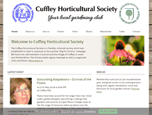 Tablet Screenshot of cuffleyhortsoc.org.uk